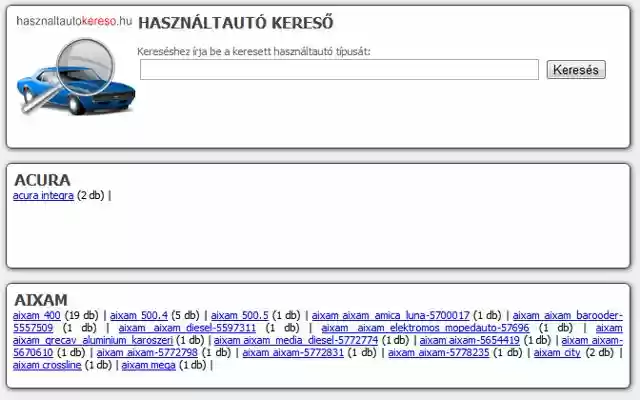 Használtautó kereső from Chrome web store to be run with OffiDocs Chromium online Használtautó kereső from Chrome web store to be run with OffiDocs Chromium online
