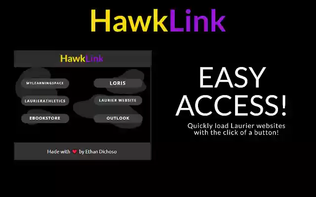 HawkLink  from Chrome web store to be run with OffiDocs Chromium online