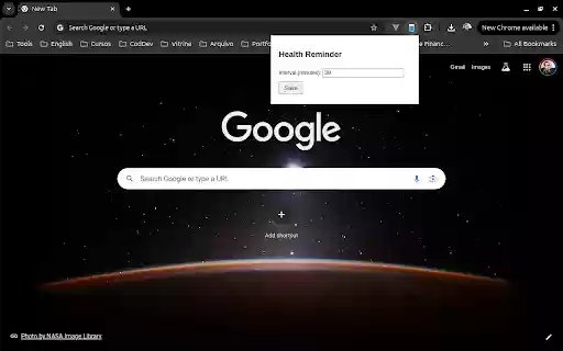 Health Reminder from Chrome web store to be run with OffiDocs Chromium online Health Reminder from Chrome web store to be run with OffiDocs Chromium online