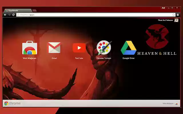 Heaven Hell de la boutique en ligne Chrome sera exécuté avec OffiDocs Chromium en ligne