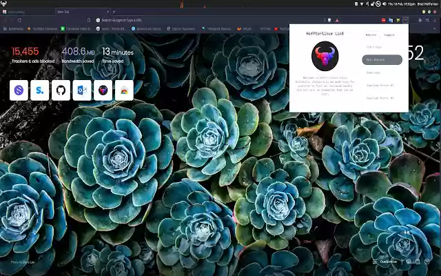 HefftorLinux LinX  from Chrome web store to be run with OffiDocs Chromium online