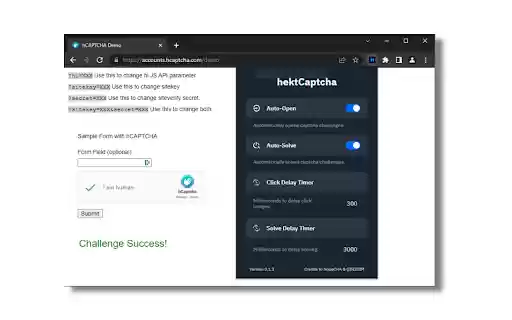 hektCaptcha: hCaptcha Solver from Chrome web store to be run with OffiDocs Chromium online hektCaptcha: hCaptcha Solver from Chrome web store to be run with OffiDocs Chromium online