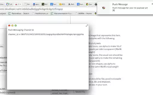HelloGCM  from Chrome web store to be run with OffiDocs Chromium online