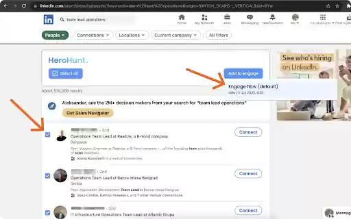 HeroHunt.ai  from Chrome web store to be run with OffiDocs Chromium online