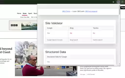 Herramientas de SEO por Osdeibi Acurero  from Chrome web store to be run with OffiDocs Chromium online