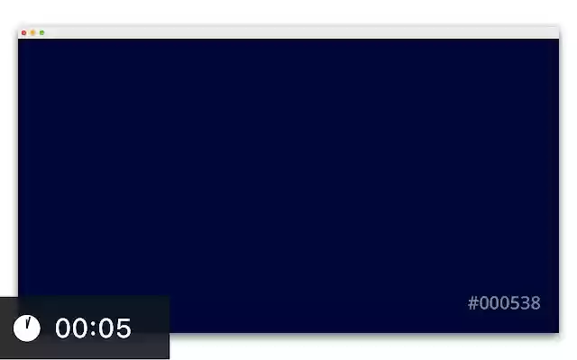 Hex clock  from Chrome web store to be run with OffiDocs Chromium online