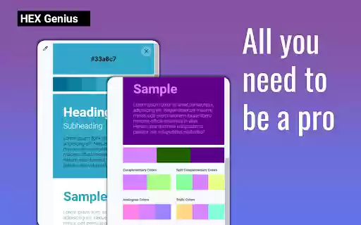 HexGenius  from Chrome web store to be run with OffiDocs Chromium online