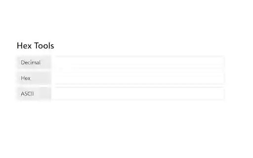 Hex Tools  from Chrome web store to be run with OffiDocs Chromium online