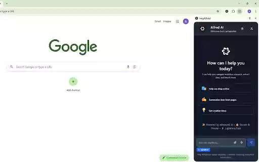 HeyAlfred  from Chrome web store to be run with OffiDocs Chromium online