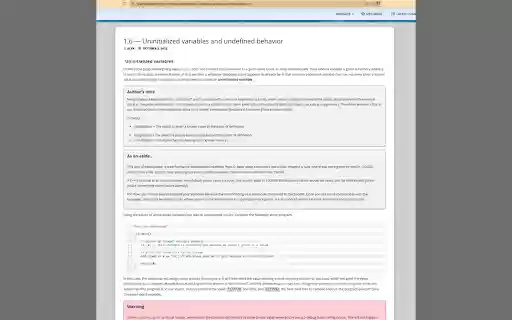 Hide ads on learncpp.com  from Chrome web store to be run with OffiDocs Chromium online