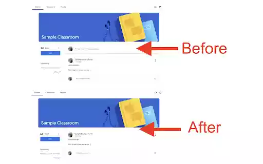 Hide Classroom Announcement Editor  from Chrome web store to be run with OffiDocs Chromium online