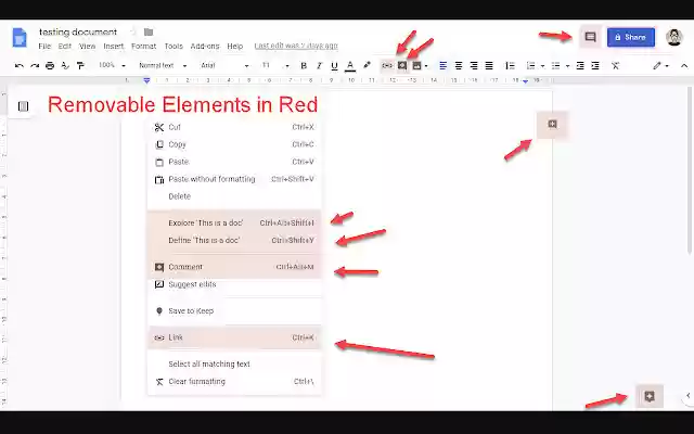OffiDocs Chromium অনলাইনে চালানোর জন্য Chrome ওয়েব স্টোর থেকে Google ড্রাইভ বৈশিষ্ট্যগুলি লুকান৷