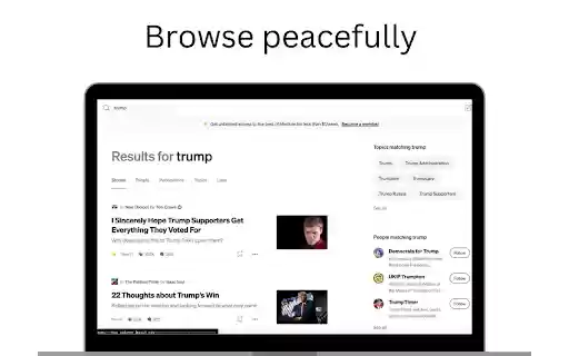 HideThis  from Chrome web store to be run with OffiDocs Chromium online