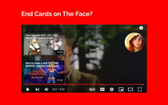 Hide YouTube End Cards from Chrome web store to be run with OffiDocs Chromium online Hide YouTube End Cards from Chrome web store to be run with OffiDocs Chromium online