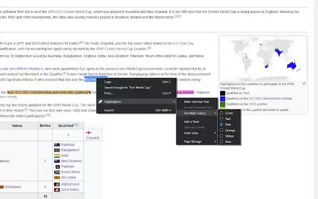 Highbrighter  from Chrome web store to be run with OffiDocs Chromium online