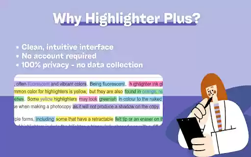 Highlighter Plus  from Chrome web store to be run with OffiDocs Chromium online