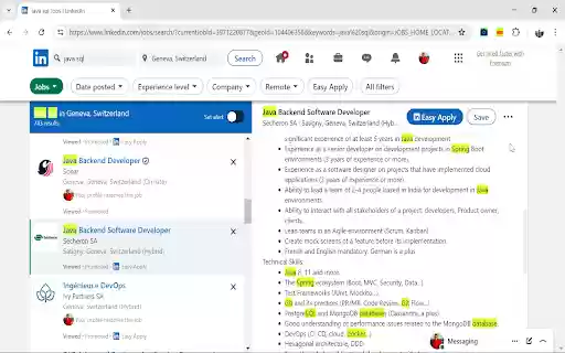 Highlight multiple keywords in a web page  from Chrome web store to be run with OffiDocs Chromium online