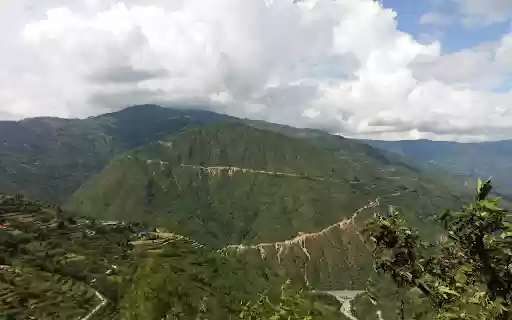 Hills and terraced fields  from Chrome web store to be run with OffiDocs Chromium online