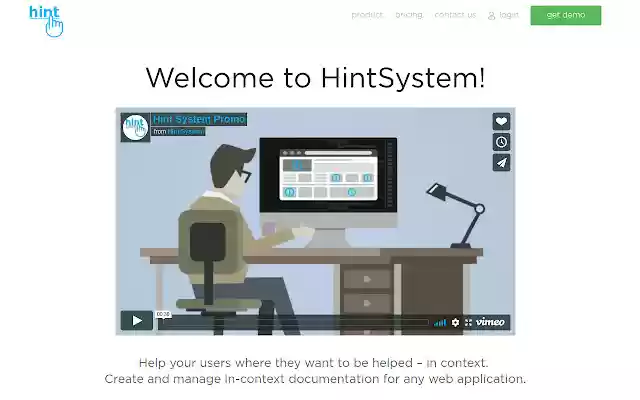 HintSystem mula sa Chrome web store na tatakbo sa OffiDocs Chromium online