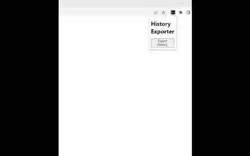 History Exporter  from Chrome web store to be run with OffiDocs Chromium online