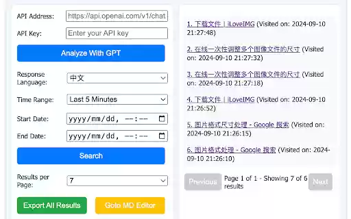 History Insight With GPT from Chrome web store to be run with OffiDocs Chromium online History Insight With GPT from Chrome web store to be run with OffiDocs Chromium online