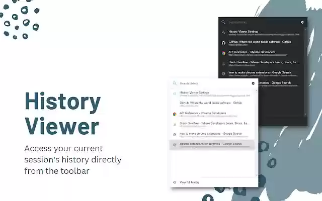 History Viewer from Chrome web store to be run with OffiDocs Chromium online History Viewer from Chrome web store to be run with OffiDocs Chromium online