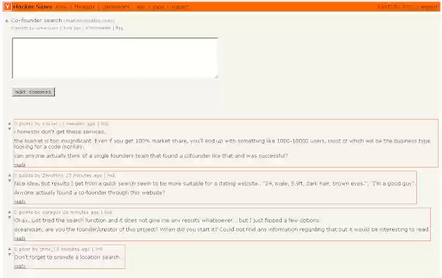 HN Unread Comments  from Chrome web store to be run with OffiDocs Chromium online