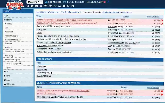 Hockeyarena Extension from Chrome web store to be run with OffiDocs Chromium online Hockeyarena Extension from Chrome web store to be run with OffiDocs Chromium online