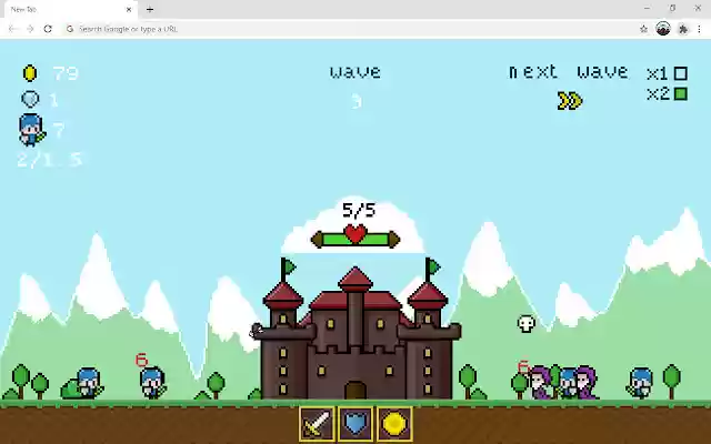 Hold Position Defence Game  from Chrome web store to be run with OffiDocs Chromium online