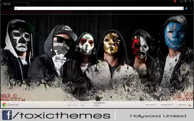 Hollywood Undead theme by toxic  from Chrome web store to be run with OffiDocs Chromium online