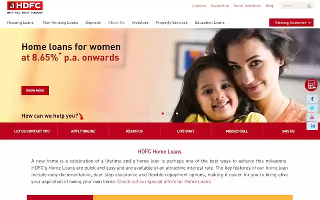 Home Loan EMI Calculator  from Chrome web store to be run with OffiDocs Chromium online
