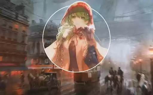 Hooded Figure in a Blurred Cityscape  from Chrome web store to be run with OffiDocs Chromium online