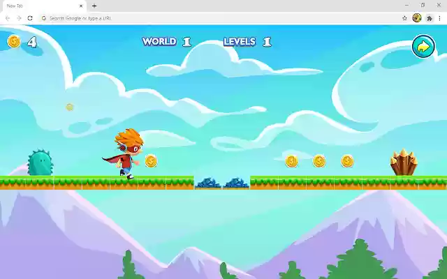 Hopping Boys Action Game  from Chrome web store to be run with OffiDocs Chromium online