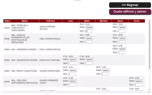 Horarios SAES  from Chrome web store to be run with OffiDocs Chromium online