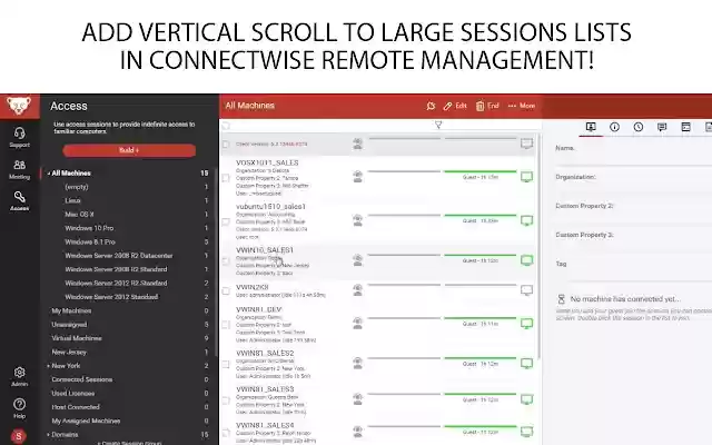 Hosted RMM Scroll Fix  from Chrome web store to be run with OffiDocs Chromium online