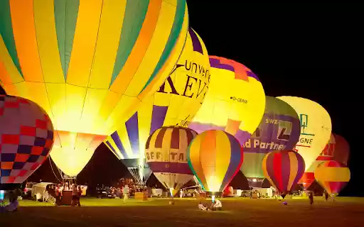 Hot air balloon festival  from Chrome web store to be run with OffiDocs Chromium online