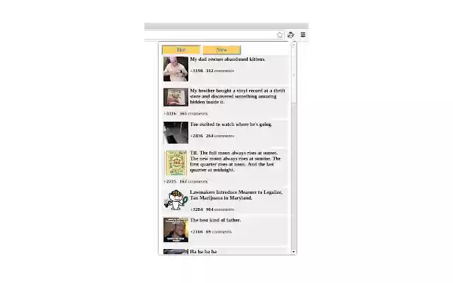 Hot And New Reddits  from Chrome web store to be run with OffiDocs Chromium online