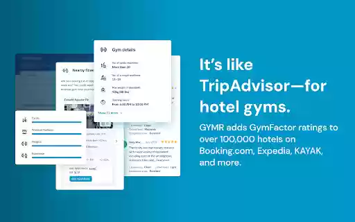 HotelGyms.com Stay fit while traveling  from Chrome web store to be run with OffiDocs Chromium online
