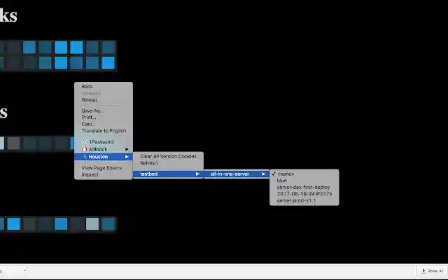 Houston Cookie Manager  from Chrome web store to be run with OffiDocs Chromium online