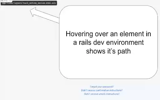 Hover Path for Rails  from Chrome web store to be run with OffiDocs Chromium online