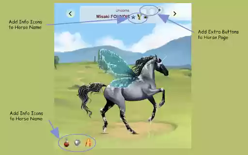 Howrse++  from Chrome web store to be run with OffiDocs Chromium online