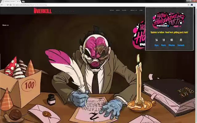 HOXTONS HOUSEWARMING PARTY  from Chrome web store to be run with OffiDocs Chromium online