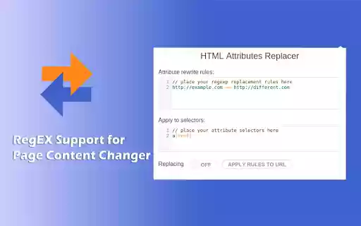 HTML Attributes Replacer  from Chrome web store to be run with OffiDocs Chromium online