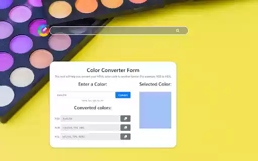 HTML Color Convertor  from Chrome web store to be run with OffiDocs Chromium online