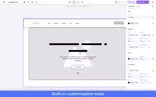 HTML to Figma: Convert Websites into Designs  Wireframes by Wireframeit  from Chrome web store to be run with OffiDocs Chromium online