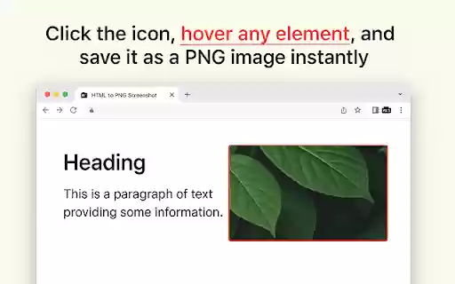 HTML to PNG Screenshot  from Chrome web store to be run with OffiDocs Chromium online