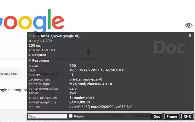 HTTP Header Spy from Chrome web store to be run with OffiDocs Chromium online HTTP Header Spy from Chrome web store to be run with OffiDocs Chromium online