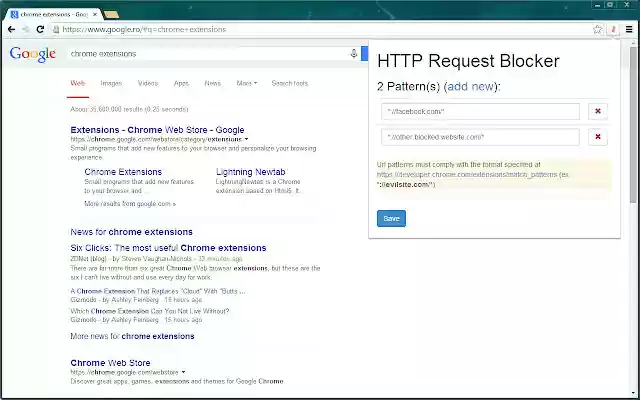 HTTP Request Blocker  from Chrome web store to be run with OffiDocs Chromium online