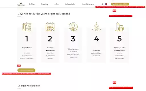 Hubspot CTA debugger  from Chrome web store to be run with OffiDocs Chromium online