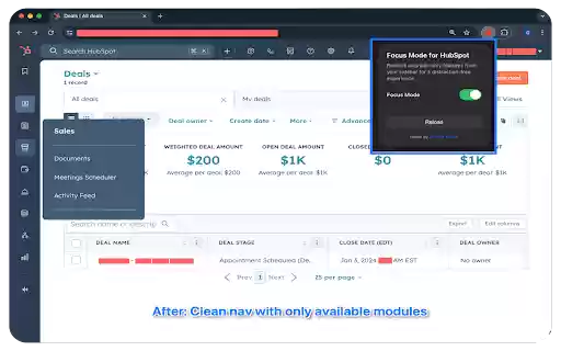 HubSpot Focus Mode from Chrome web store to be run with OffiDocs Chromium online HubSpot Focus Mode from Chrome web store to be run with OffiDocs Chromium online